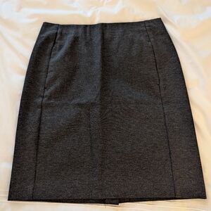 J. Jill Ponte Knit Pencil Skirt - XS Charcoal Gray